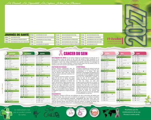 Calendrier 2027 IDM format bancaire, modèle B4