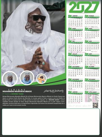 Calendrier 2027 IDM, modèle 04