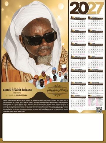 Calendrier 2027 IDM, modèle 06