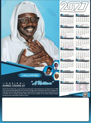 Calendrier 2027 IDM, modèle 17